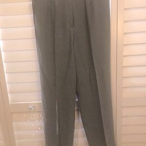 Polyester slacks -dry clean only